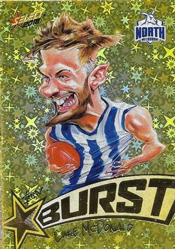 2018 Select Footy Stars - Starburst Caricatures Yellow #SBY47 Luke McDonald Front
